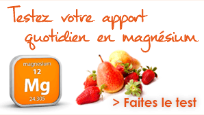 Testez votre apport quotidien en magnésium. Faites le test
